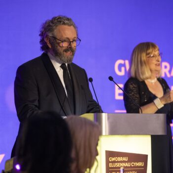 Michael Sheen at Welsh Charity Awards 2024